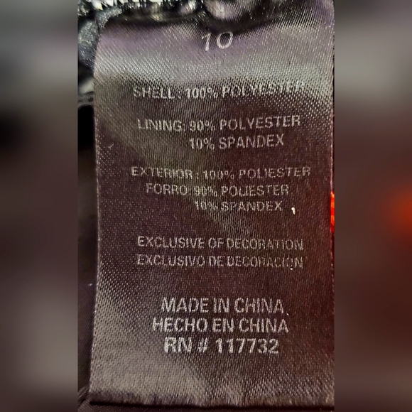 7X Swim Black Swim Shorts, Size 10 - Picture 4 of 5